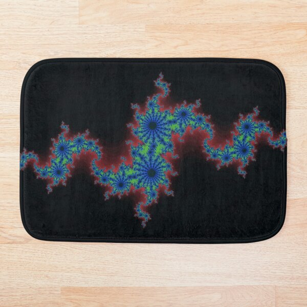 Fractal Art 20 designed and created by (c) Janet Watson Art Bath Mat
