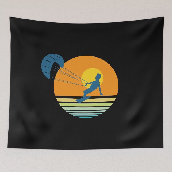 Item preview, Retro Sunset Kiteboarding, Kitesurf designed and sold by EstelleStar.