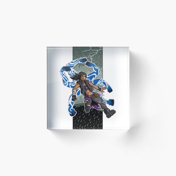 Amara The Siren Borderlands 3 The Tiger of Partali Acrylic Block