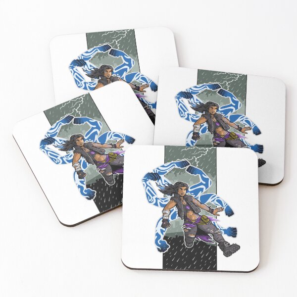 Amara The Siren Borderlands 3 The Tiger of Partali Coasters (Set of 4)
