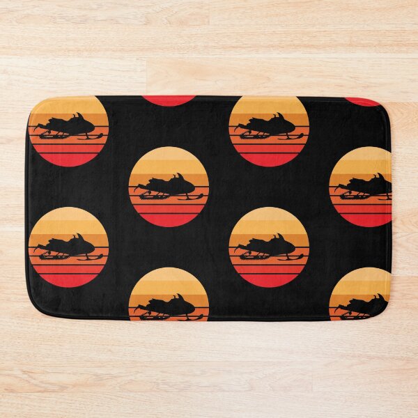 Item preview, Snowmobile Retro Style Sun Sunset designed and sold by EstelleStar.