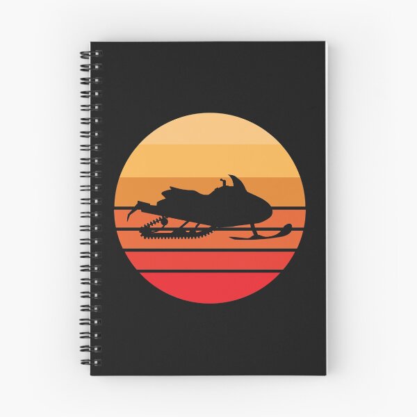 Item preview, Snowmobile Retro Style Sun Sunset designed and sold by EstelleStar.