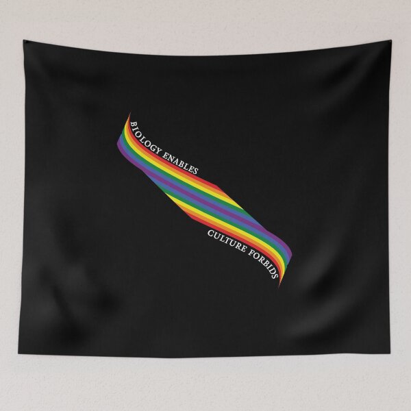 Item preview, Biology enables, Culture forbids : Rainbow  designed and sold by Inkrypted.