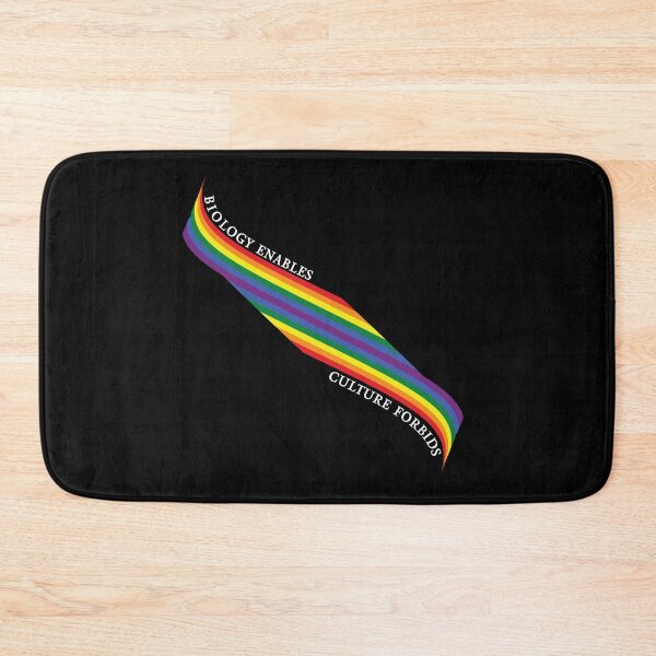 Item preview, Biology enables, Culture forbids : Rainbow  designed and sold by Inkrypted.