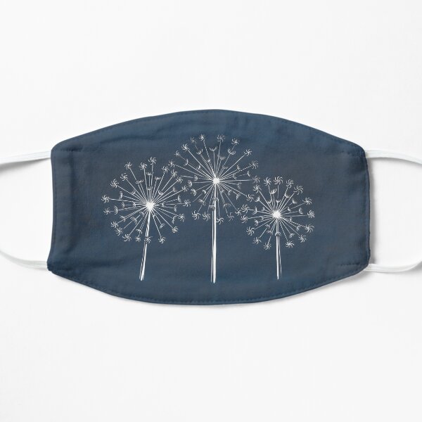Dandelion linocut Mask