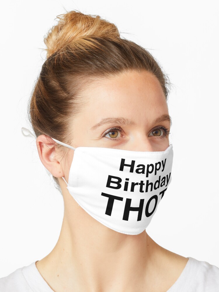 Alles Gute Zum Geburtstag Thot Lustige Meme Geburtstagskarte Maske Von Stickershed Redbubble