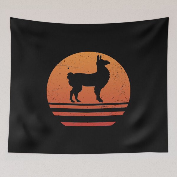 Item preview, Llama Lover Retro Style designed and sold by EstelleStar.