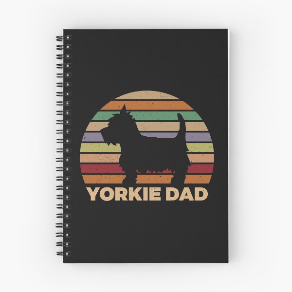 Item preview, Yorkie Dad Retro Distressed Circle designed and sold by EstelleStar.