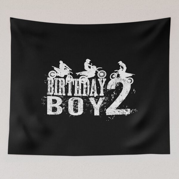 Item preview, Dirt Bike Birthday Boy 2 Years Old 2nd B-day Boys Party product designed and sold by Grabitees.