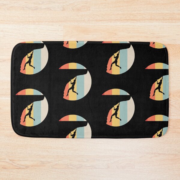 Item preview, Retro Sunset Rock Climbing Climber designed and sold by EstelleStar.