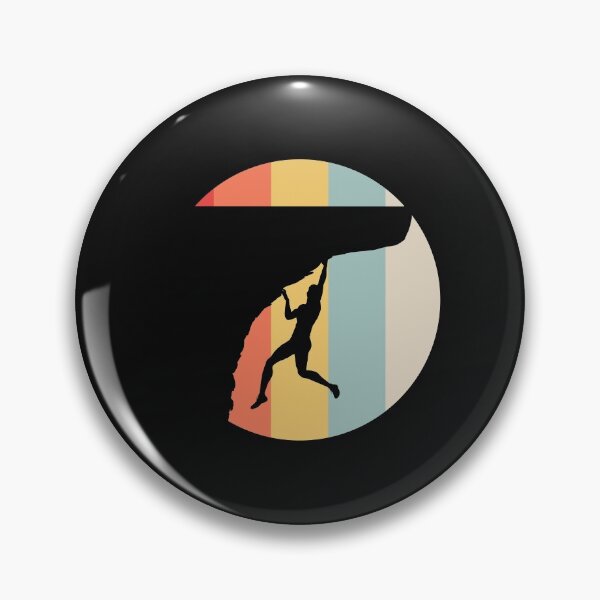 Item preview, Retro Sunset Rock Climbing Climber designed and sold by EstelleStar.