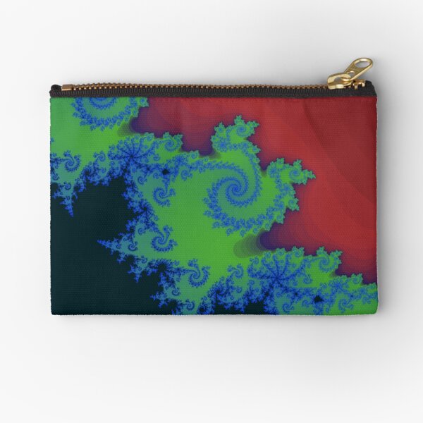 Fractal Art 18 designed and created by (c) Janet Watson Art Zipper Pouch