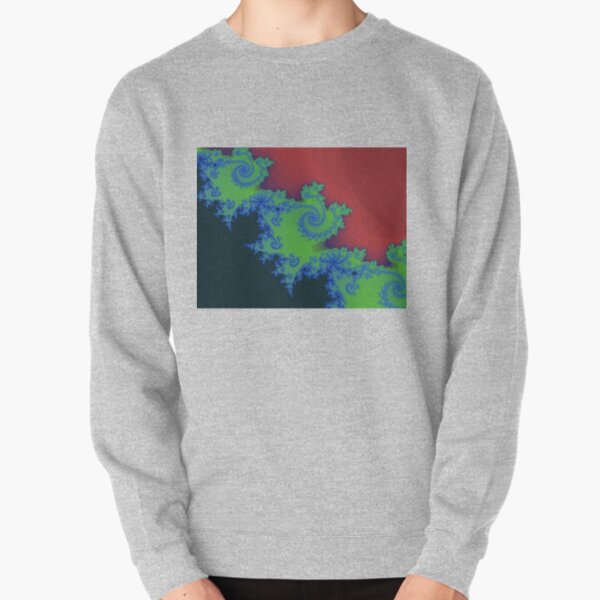 Fractal Art 18 designed and created by (c) Janet Watson Art Pullover Sweatshirt
