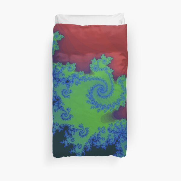 Fractal Art 18 designed and created by (c) Janet Watson Art Duvet Cover