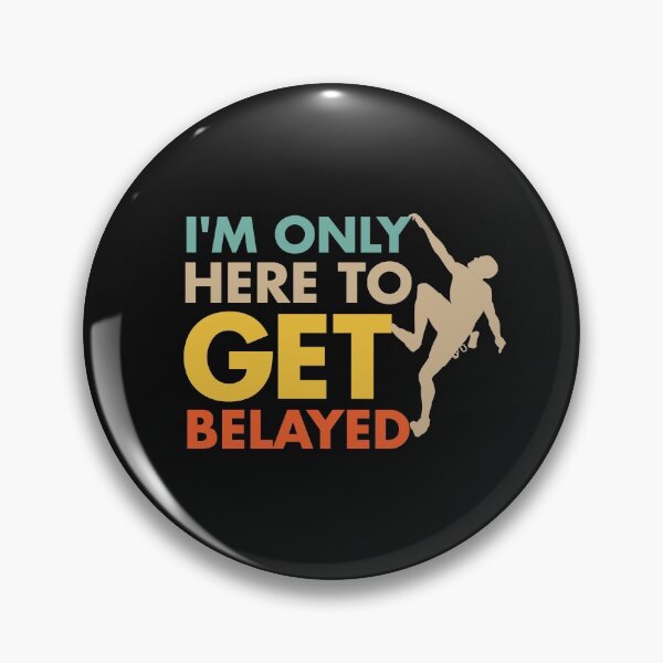 Item preview, Vintage Rock Climbing - Get Belayed designed and sold by EstelleStar.