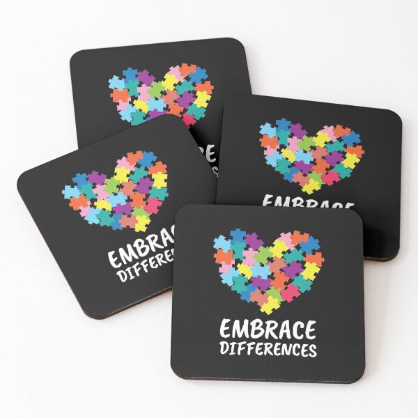 Item preview, Autism - Embrace Differences - With Puzzle Piece Heart designed and sold by EstelleStar.