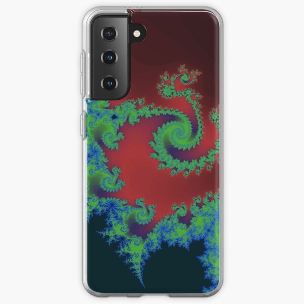 Fractal Art 17 designed and created by (c) Janet Watson Art Samsung Galaxy Soft Case