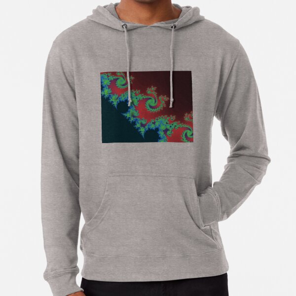 Fractal Art 17 designed and created by (c) Janet Watson Art Lightweight Hoodie