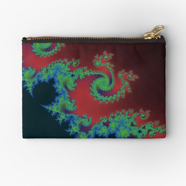 Fractal Art 17 designed and created by (c) Janet Watson Art Zipper Pouch
