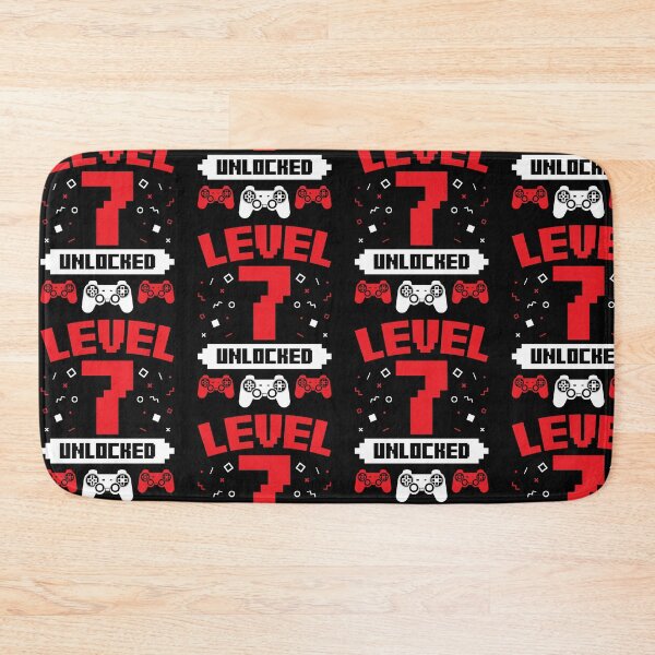 Item preview, Video Gaming Birthday 7 Year Old Gamer Gift Level 7 Unlocked designed and sold by EstelleStar.
