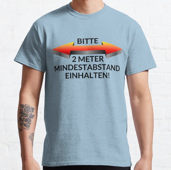 Corona Mindestabstand Classic T-Shirt