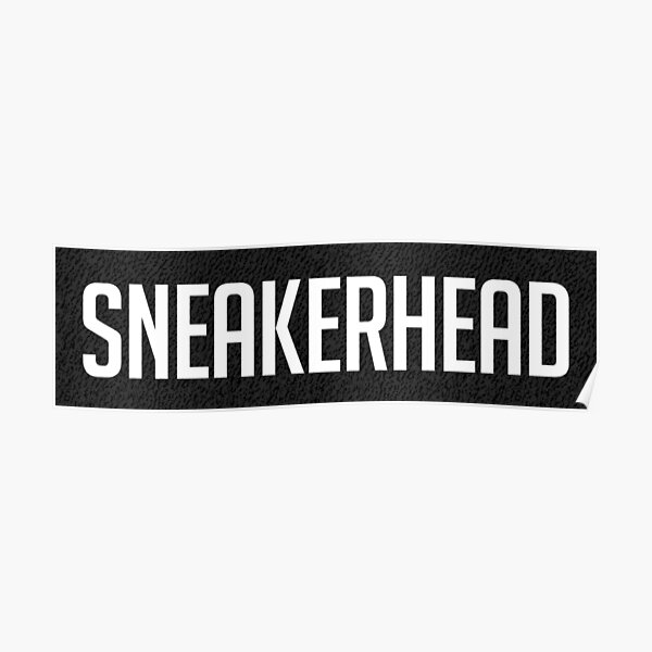 Sneakerhead Yeezy Boost 350 motif noir Poster