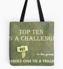 Banner TopTen Numbers Tote Bag