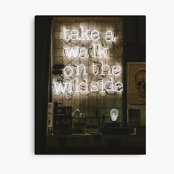 Take a Walk on the Wild Side | Street and Art Photography Canvas Print