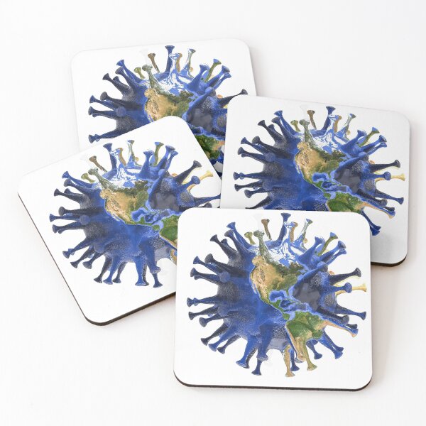 Item preview, The corona virus all over America designed and sold by GuerillaDesign.
