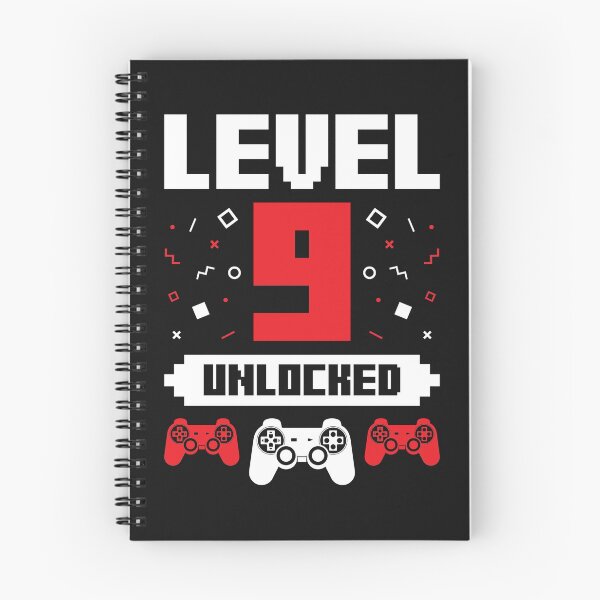 Item preview, Video Gaming Gamer 9th Birthday Present Gift Level Nine, 9, Unlocked designed and sold by EstelleStar.