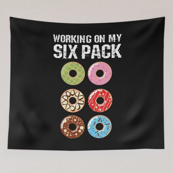 Item preview, Funny Donut Design - Working on My SIX PACK designed and sold by EstelleStar.