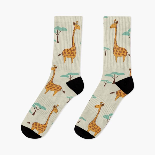Item preview, Funny Giraffes and Trees Pattern designed and sold by AnastasiaDesign.