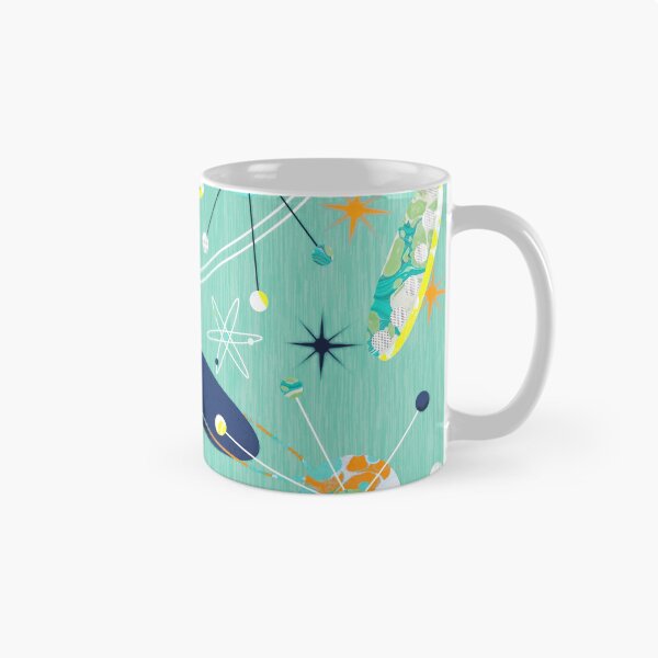 Item preview, Flying Saucers Very Retro Atomic Abstract designed and sold by MarbleCloud.