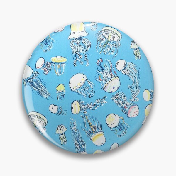 Artikelvorschau, Quallenmuster - hellblau entworfen und verkauft von KarolinaSt.