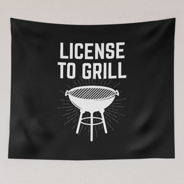 Item preview, License to Grill designed and sold by EstelleStar.