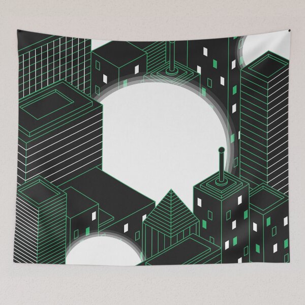 Item preview, Futuristic Cityscape designed and sold by ciderdesign.