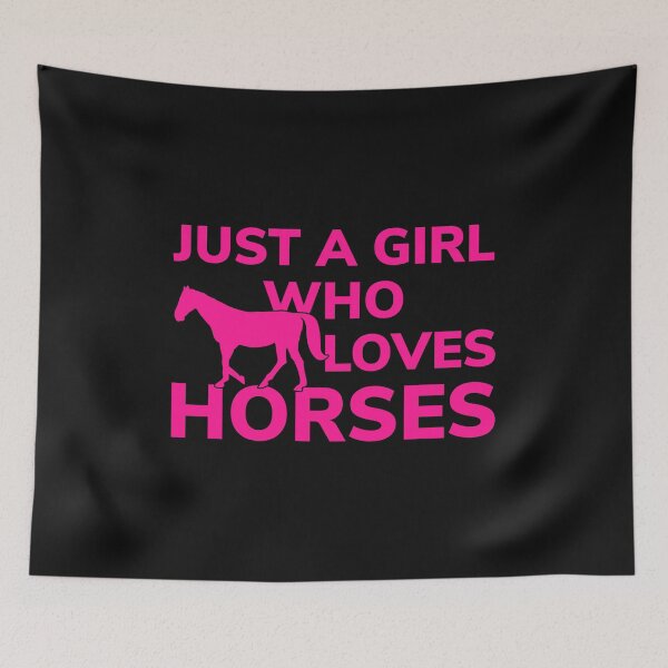 Item preview, Just a Girl Who Loves Horses designed and sold by EstelleStar.