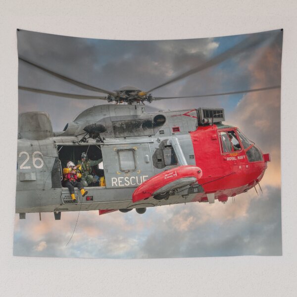 Item preview, Royal Navy Search and Rescue Sea King Helicopter #26 designed and sold by Steve H Clark.