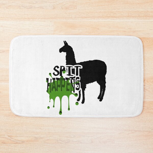 Item preview, Spit Happens Llama Meme designed and sold by RiffXS.