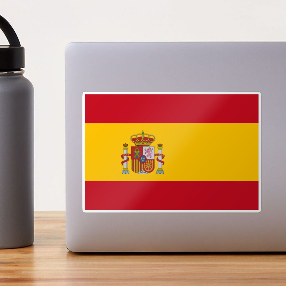 Bandera española, Bandera de españa, Spanish Flag Sticker for Sale by  youokpun