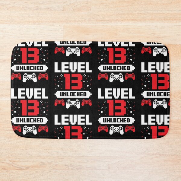 Item preview, Level 13 Unlocked - Video Gaming Gamer Thirteenth Birthday Gift  designed and sold by EstelleStar.