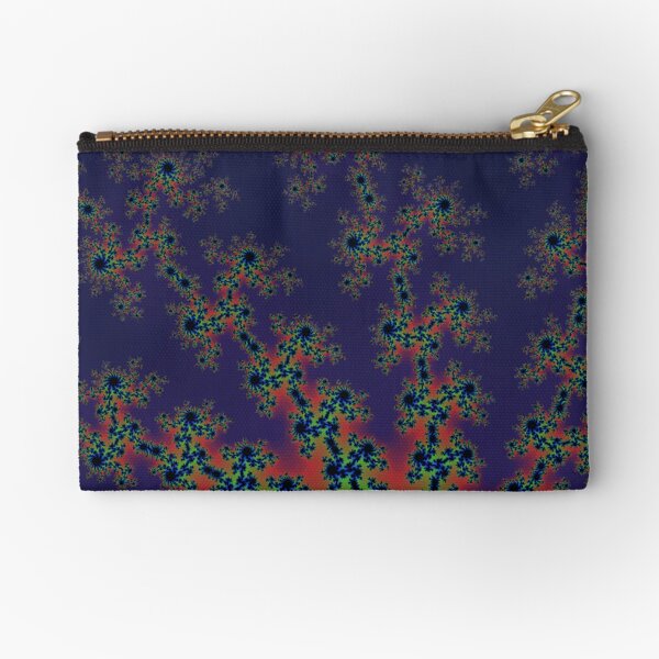 Fractal Art 12 designed and created by (c) Janet Watson Art Zipper Pouch