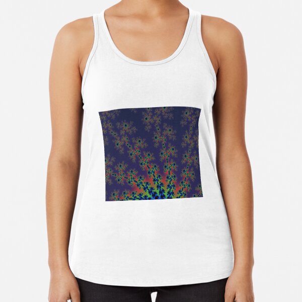 Fractal Art 12 designed and created by (c) Janet Watson Art Racerback Tank Top