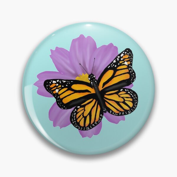 Item preview, Butterfly on Purple Flower  designed and sold by Heather Boyd.