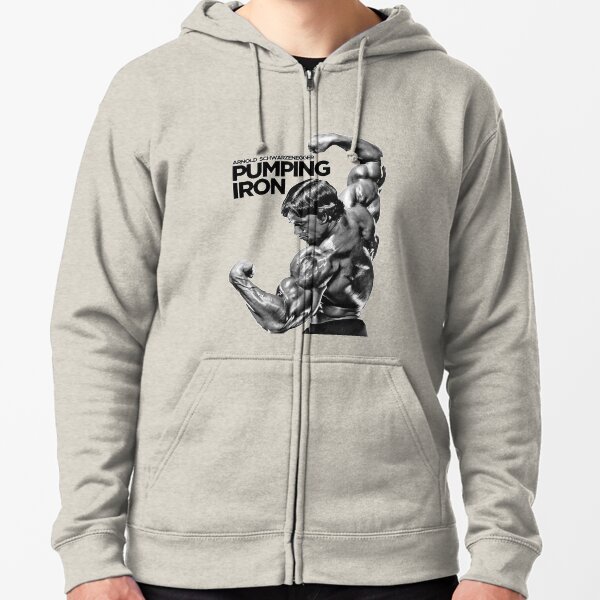 Arnold Schwarzenegger Pumping Iron Zipped Hoodie