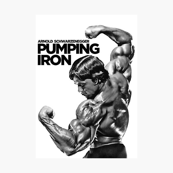 Arnold Schwarzenegger Pumping Iron Photographic Print