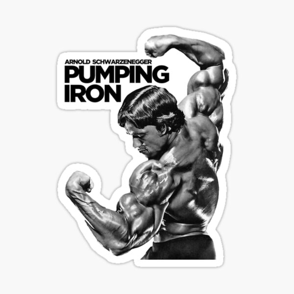Arnold Schwarzenegger Pumping Iron Sticker