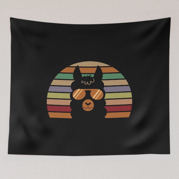 Item preview, Retro Llama Stripes Sunset Sunglasses designed and sold by EstelleStar.
