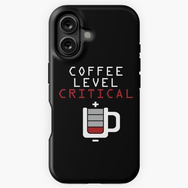 Item preview, Coffee Level Critical designed and sold by Mad Monkey Shop.