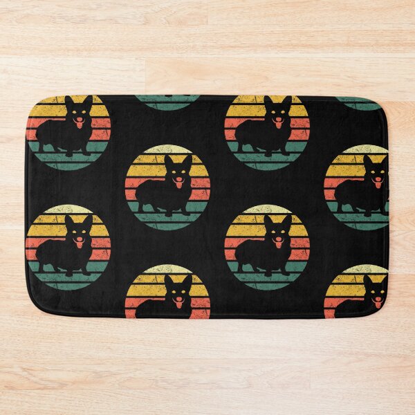 Item preview, Retro Vintage Corgi Silhouette designed and sold by EstelleStar.
